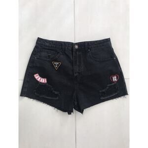 Forever 21 Denim Shorts Cut Off High Waist